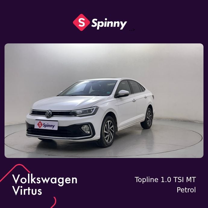 2023 Volkswagen Virtus Topline 1.0 TSI MT 2023 Volkswagen Virtus Topline 1.0 TSI MT