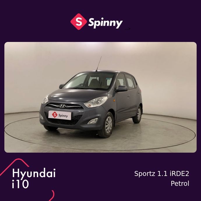 2014 Hyundai i10 Sportz 1.1 iRDE2 2014 Hyundai i10 Sportz 1.1 iRDE2