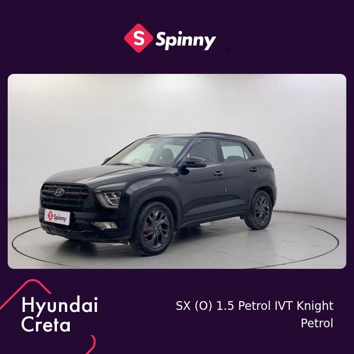2023 Hyundai Creta SX (O) 1.5 Petrol IVT Knight 2023 Hyundai Creta SX (O) 1.5 Petrol IVT Knight
