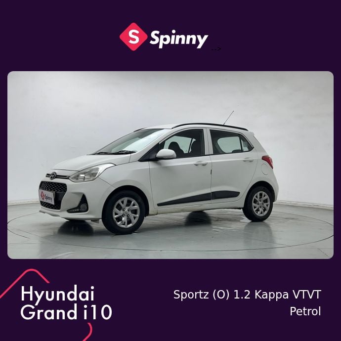 2017 Hyundai Grand i10 Sportz (O) 1.2 Kappa VTVT 2017 Hyundai Grand i10 Sportz (O) 1.2 Kappa VTVT