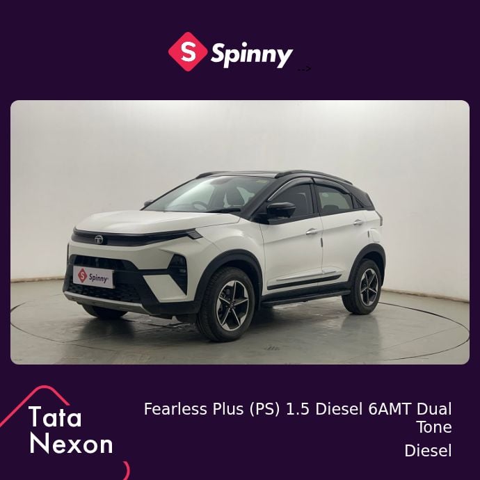 2025 Tata Nexon Fearless Plus (PS) 1.5 Diesel 6AMT Dual Tone 2025 Tata Nexon Fearless Plus (PS) 1.5 Diesel 6AMT Dual Tone