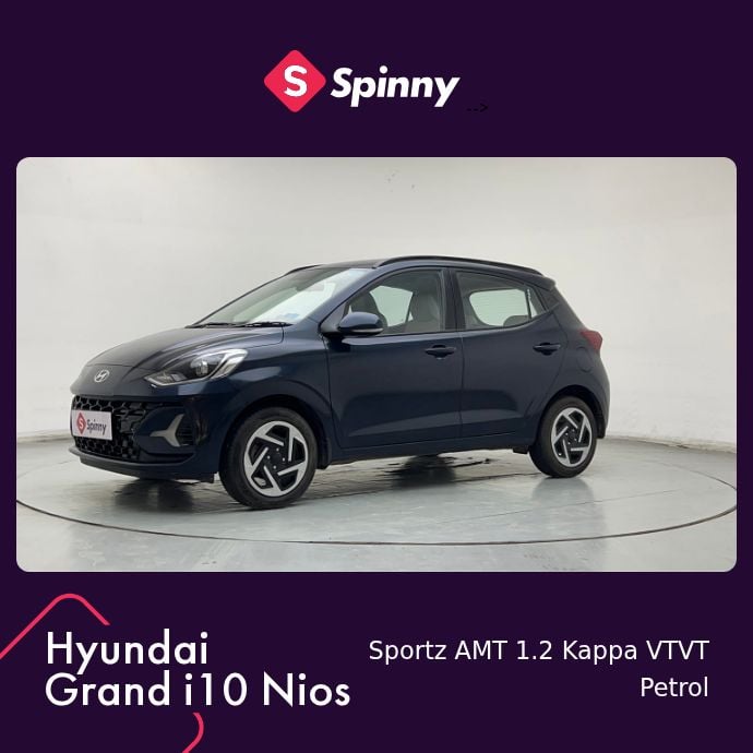 2023 Hyundai Grand i10 Nios Sportz AMT 1.2 Kappa VTVT 2023 Hyundai Grand i10 Nios Sportz AMT 1.2 Kappa VTVT