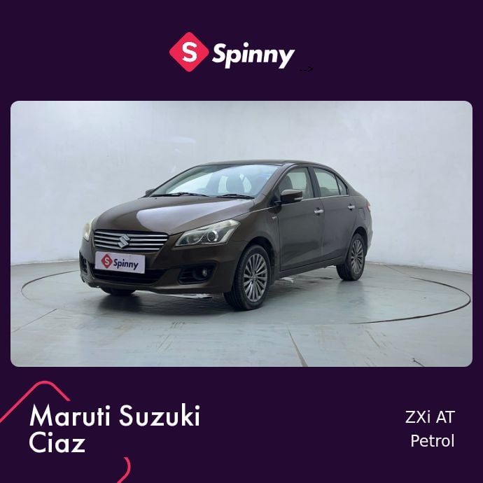 2016 Maruti Suzuki Ciaz ZXi AT 2016 Maruti Suzuki Ciaz ZXi AT