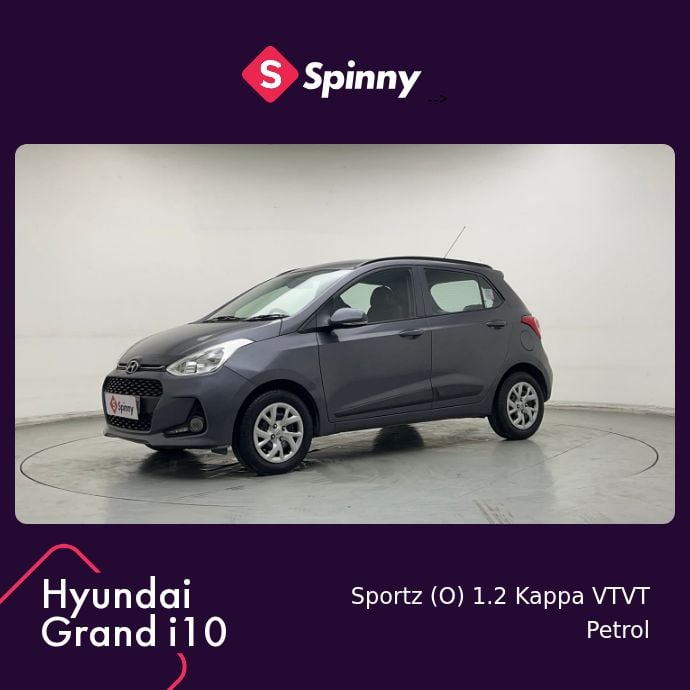 2017 Hyundai Grand i10 Sportz (O) 1.2 Kappa VTVT