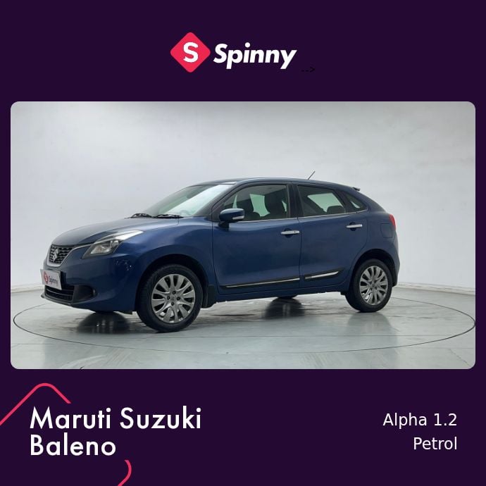2017 Maruti Suzuki Baleno Alpha 1.2 2017 Maruti Suzuki Baleno Alpha 1.2