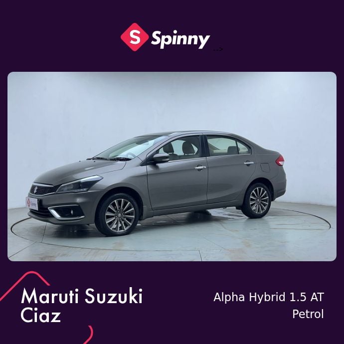 2019 Maruti Suzuki Ciaz Alpha Hybrid 1.5 AT