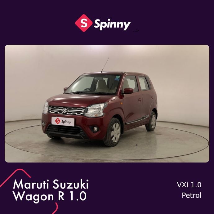2022 Maruti Suzuki Wagon R 1.0 VXi 1.0 2022 Maruti Suzuki Wagon R 1.0 VXi 1.0