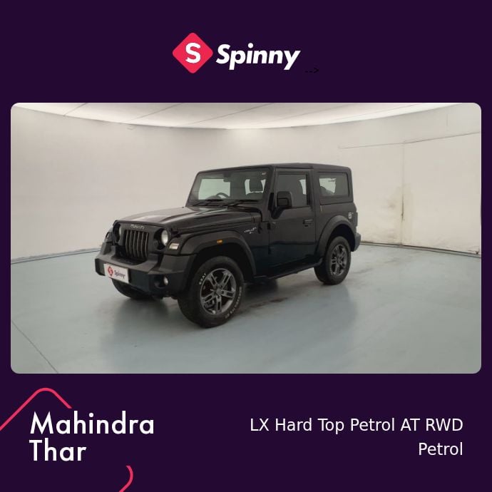 2023 Mahindra Thar LX Hard Top Petrol AT RWD 2023 Mahindra Thar LX Hard Top Petrol AT RWD