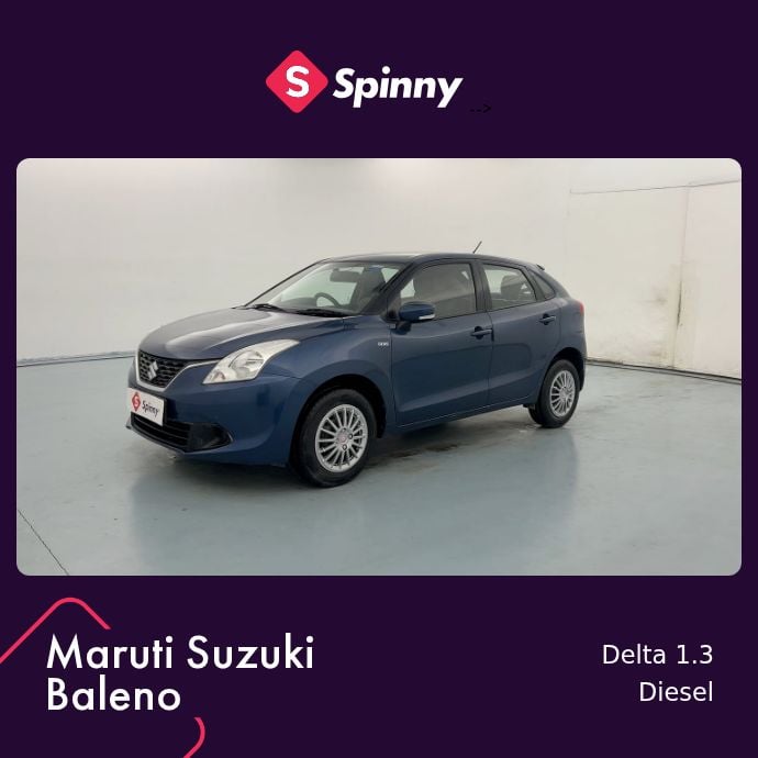 2017 Maruti Suzuki Baleno Delta 1.3 2017 Maruti Suzuki Baleno Delta 1.3