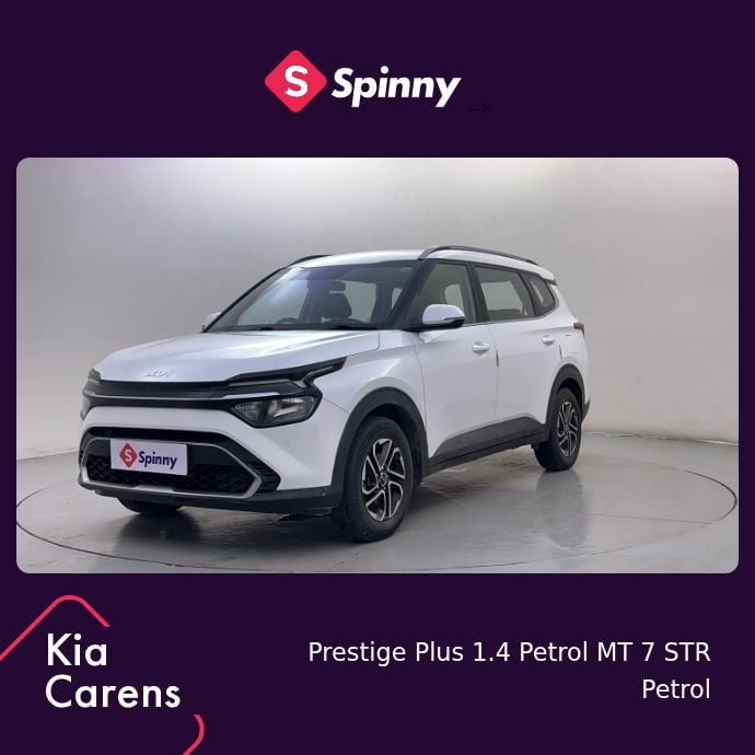 2022 Kia Carens Prestige Plus 1.4 Petrol MT 7 STR 2022 Kia Carens Prestige Plus 1.4 Petrol MT 7 STR
