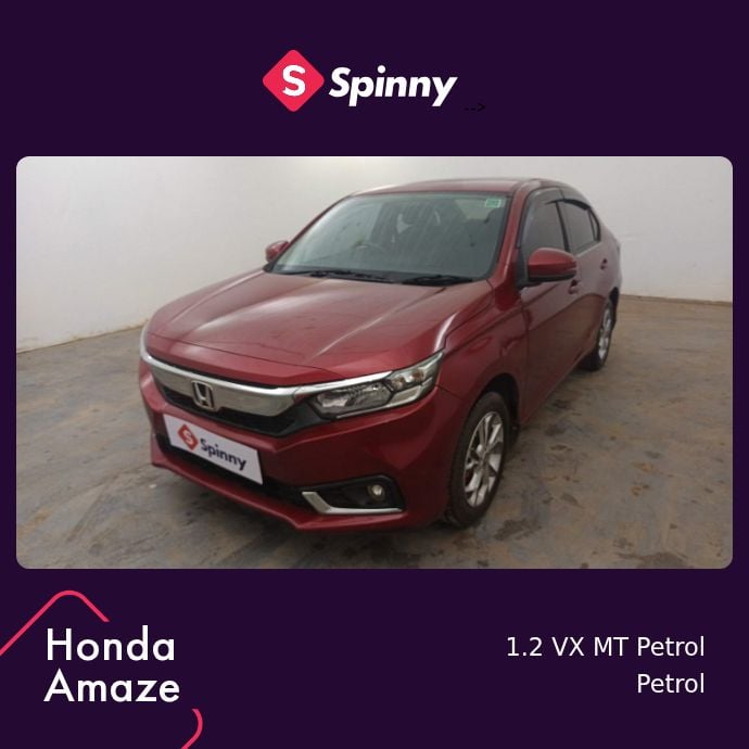 2019 Honda Amaze 1.2 VX MT Petrol 2019 Honda Amaze 1.2 VX MT Petrol
