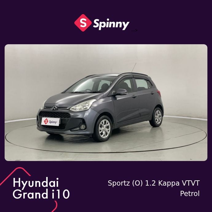 2017 Hyundai Grand i10 Sportz (O) 1.2 Kappa VTVT