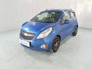 Used 2012 Chevrolet Beat LT Petrol Petrol Manual exterior LEFT FRONT CORNER VIEW