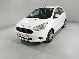 Used 2017 Ford Figo [2015-2019] Trend 1.2 Ti-VCT Petrol Manual exterior LEFT FRONT CORNER VIEW