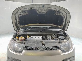 Used 2016 Mahindra KUV100 [2015-2017] K2 6 STR Petrol Manual engine ENGINE & BONNET OPEN FRONT VIEW