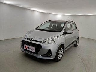 Used 2019 Hyundai Grand i10 Sportz 1.2 Kappa VTVT Petrol Manual exterior LEFT FRONT CORNER VIEW