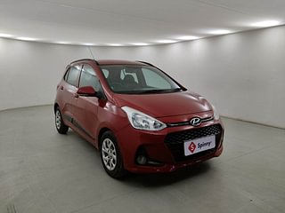 Used 2019 Hyundai Grand i10 [2017-2020] Sportz 1.2 Kappa VTVT Petrol Manual exterior RIGHT FRONT CORNER VIEW