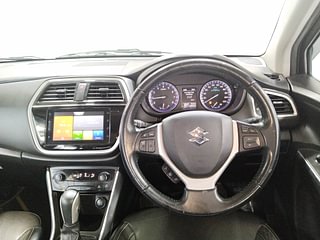 Used 2021 Maruti Suzuki S-Cross Alpha AT Petrol Automatic interior STEERING VIEW