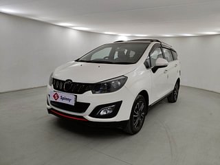 Used 2021 Mahindra Marazzo M6 Plus 8str Diesel Manual exterior LEFT FRONT CORNER VIEW