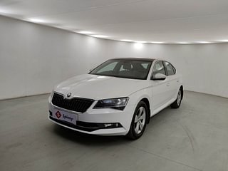 Used 2019 Skoda Superb [2016-2020] Style TSI MT Petrol Manual exterior LEFT FRONT CORNER VIEW