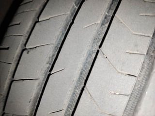 Used 2023 Hyundai Verna SX (O) 1.5 Turbo Petrol DCT Petrol Automatic tyres LEFT REAR TYRE TREAD VIEW