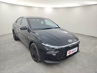 Used 2023 Hyundai Verna SX (O) 1.5 Turbo Petrol DCT Petrol Automatic exterior RIGHT FRONT CORNER VIEW