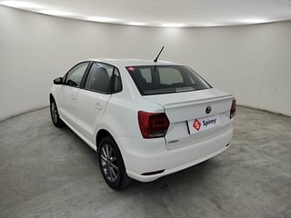 Used 2019 Volkswagen Ameo [2016-2020] 1.0 Highline Plus Petrol Petrol Manual exterior LEFT REAR CORNER VIEW