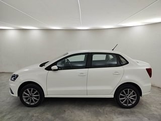 Used 2019 Volkswagen Ameo [2016-2020] 1.0 Highline Plus Petrol Petrol Manual exterior LEFT SIDE VIEW