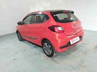 Used 2020 Tata Tiago XZA Plus Dual Tone Roof AMT Petrol Automatic exterior LEFT REAR CORNER VIEW