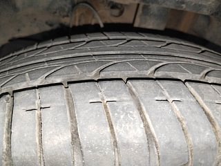 Used 2020 Tata Tiago XZA Plus Dual Tone Roof AMT Petrol Automatic tyres LEFT FRONT TYRE TREAD VIEW