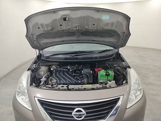 Used 2013 Nissan Sunny [2011-2014] XV Petrol Manual engine ENGINE & BONNET OPEN FRONT VIEW