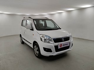 Used 2017 Maruti Suzuki Wagon R 1.0 [2015-2019] VXI AMT Petrol Automatic exterior RIGHT FRONT CORNER VIEW