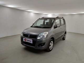 Used 2014 Maruti Suzuki Wagon R 1.0 [2010-2019] VXi Petrol Manual exterior LEFT FRONT CORNER VIEW
