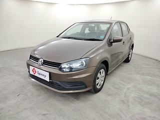 Used 2017 Volkswagen Ameo [2016-2020] Trendline 1.5L (D) Diesel Manual exterior LEFT FRONT CORNER VIEW
