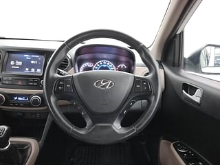 Used 2019 Hyundai Grand i10 [2017-2020] Asta 1.2 Kappa VTVT Petrol Manual interior STEERING VIEW