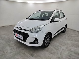 Used 2019 Hyundai Grand i10 [2017-2020] Asta 1.2 Kappa VTVT Petrol Manual exterior LEFT FRONT CORNER VIEW