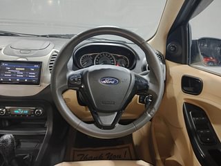 Used 2016 Ford Figo Aspire [2015-2019] Titanium 1.2 Ti-VCT Petrol Manual interior STEERING VIEW