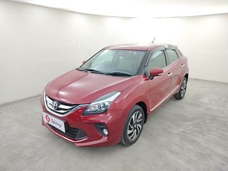 Used 2020 Toyota Glanza [2019-2022] V CVT Petrol Automatic exterior LEFT FRONT CORNER VIEW