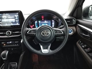 Used 2023 Toyota Urban Cruiser Hyryder V Hybrid Dual Tone Hybrid Automatic interior STEERING VIEW