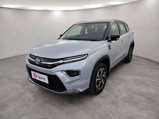 Used 2023 Toyota Urban Cruiser Hyryder V Hybrid Dual Tone Hybrid Automatic exterior LEFT FRONT CORNER VIEW
