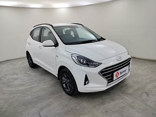 Used 2022 Hyundai Grand i10 Nios Sportz AMT 1.2 Kappa VTVT Petrol Automatic exterior RIGHT FRONT CORNER VIEW