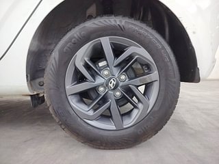 Used 2022 Hyundai Grand i10 Nios Sportz AMT 1.2 Kappa VTVT Petrol Automatic tyres LEFT REAR TYRE RIM VIEW