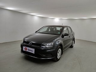 Used 2019 Volkswagen Ameo [2016-2020] 1.0 Trendline Petrol Petrol Manual exterior LEFT FRONT CORNER VIEW