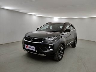 Used 2021 Tata Nexon XZ Plus (O) Petrol Manual exterior LEFT FRONT CORNER VIEW