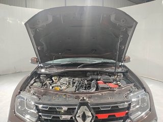 Used 2021 Renault Duster [2020-2022] RXZ Turbo CVT Petrol Petrol Automatic engine ENGINE & BONNET OPEN FRONT VIEW