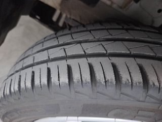 Used 2023 Renault Kwid 1.0 RXT SCE Petrol Manual tyres LEFT FRONT TYRE TREAD VIEW