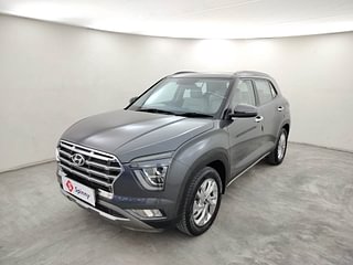 Used 2023 Hyundai Creta SX Petrol Petrol Manual exterior LEFT FRONT CORNER VIEW