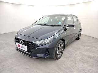 Used 2022 Hyundai New i20 Asta (O) 1.0 Turbo DCT Petrol Automatic exterior LEFT FRONT CORNER VIEW