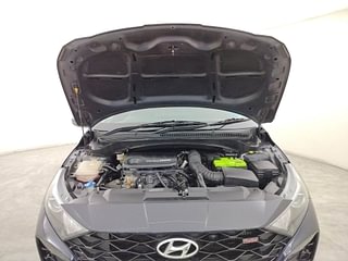 Used 2022 Hyundai New i20 Asta (O) 1.0 Turbo DCT Petrol Automatic engine ENGINE & BONNET OPEN FRONT VIEW