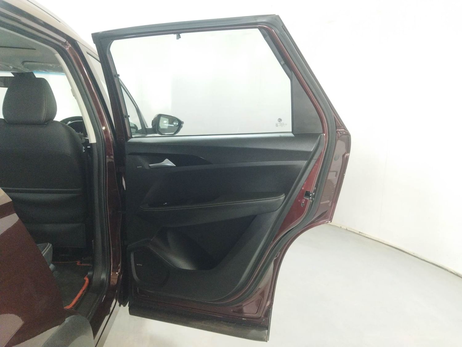 New MG Motors Hector interior RIGHT REAR DOOR OPEN VIEW